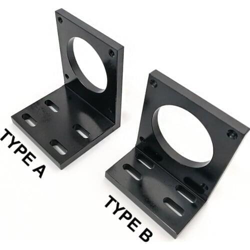 3pcs Motor Base For 57 Stepper Motor Aluminum Fixed Seat Fastener NEMA 23 Mounting L Bracket Support Co2 Laser Engraving Cutting