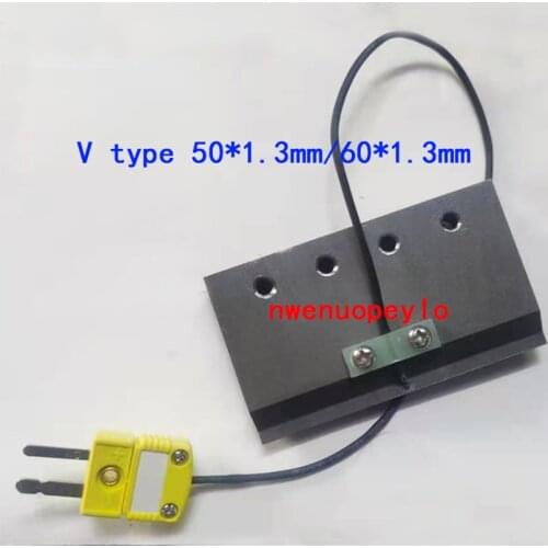 65 * 1.3mm 50*1.3mm T type V type ACF Tab Cof Bonding Head for LCD TV Screen Repair Machine Hot press cutter head