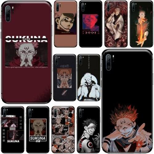 Ryomen Sukuna jujutsu kaisen anime Phone Case For huawei p30 p40 p20 lite pro p smart 2019 2020 nova 6 7 se pro 5t coque funda