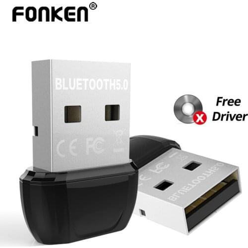 FONKEN 5.0 Bluetooth Adapter Dongle USB Bluetooth Transmitter for PC Computer Receptor Laptop Wireless Mouse Keyboard Adapter