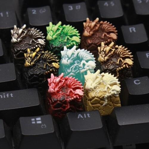 Keel Key Cap Cross Shaft Mechanical Keyboard Key Cap Resin Key Cap Custom Key Cap Dragon Key Cap