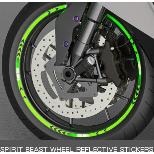 Motorcycle tyre paste reflective stickers motorbike reflective motocross wheels 10 inch 18 inch wheels STICKERS FREE SHIPPING
