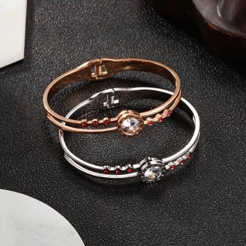 Stainless Steel Bracelet For Women Charms Cuff Bracelets For Girls Pandora Bangle Fashion Jewelry Accessories Free Shipping