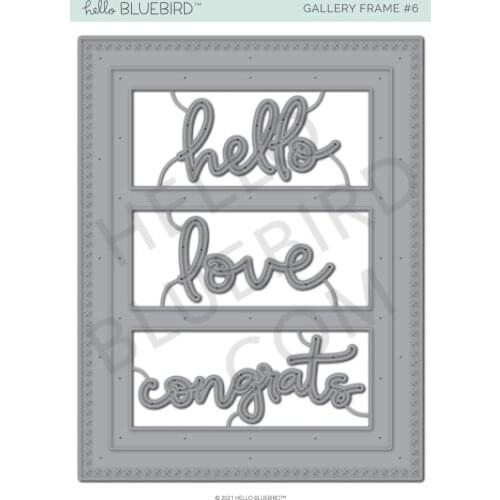 New Gallery Frame Metal cutting dies cut die mold card Scrapbook paper craft knife mould blade punch stencils