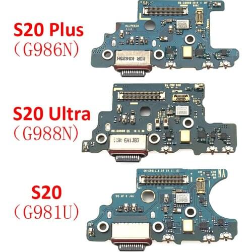 Charger Board Flex For Samsung S20 Plus Ultra G986N G981U G988N G981B A20 A205U S10 Lite USB Port Connector Dock Charging Cable