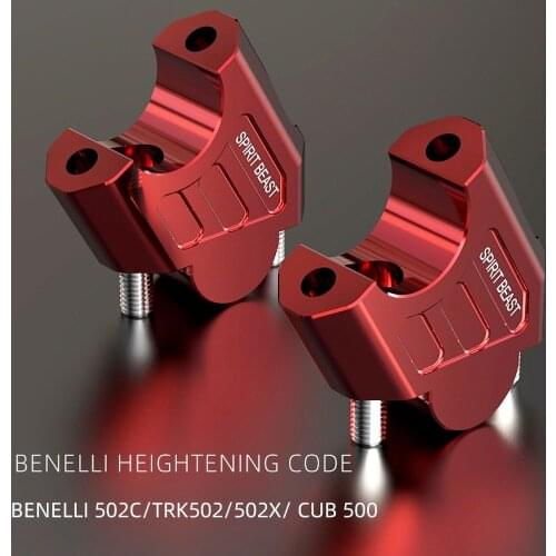 Spirit Beast Motorcycle Handle Bar Riser for Suzuki Honda Benelli 502C 752S TRK502 TRK502X CUBJ500 Ducati Ktm Bmw Yamaha 28MM