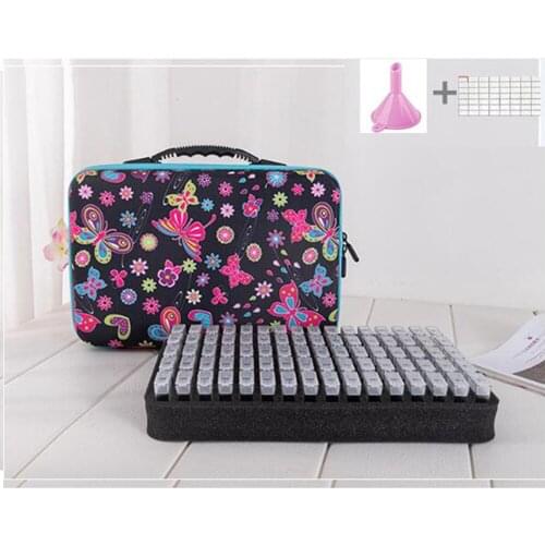 2021 NEW 80 Grids Bottles Diamond Painting Accessories Container Storage Bag Box Carry Case Diamond Embroidery Tools Handbag