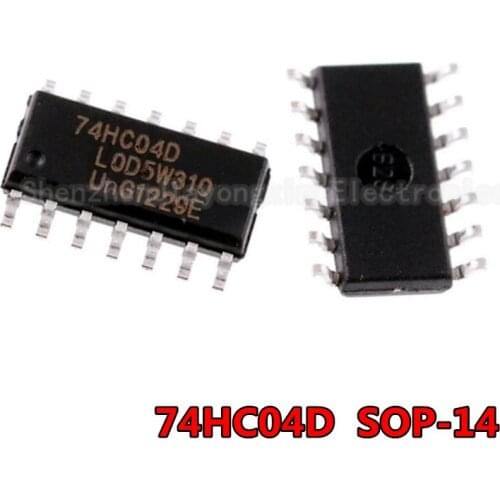10PCS/LOT 74HC04D SOP14 74HC04 SOP SN74HC04DR SN74HC04 SMD IC SOP-14