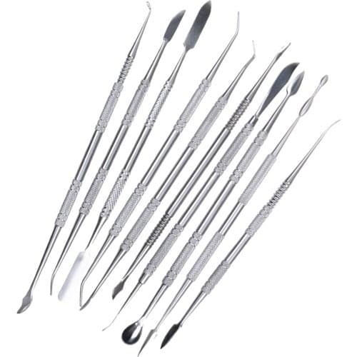10pcs Sculpture Tool Clay Pottery Stainless Steel Pr Modeling DIY Ceramic DIY
