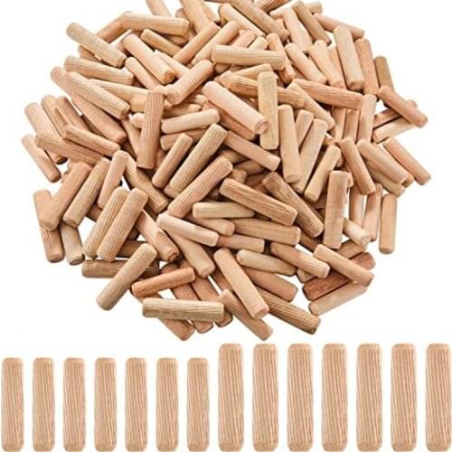 Woodworking Doweling Jig Kit Round Grooved Fluted Wooden Plug Wood Dowel Pins Rod Drilling Guide Locator Tool