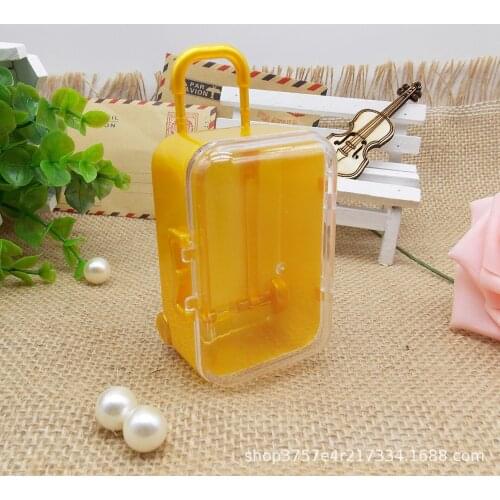 12pcs Candy Box Mini Trunk Suitcase Luggage Shape Sweet Box Kids Gifts Box Package Box for Baby Shower Wedding Birthday Party