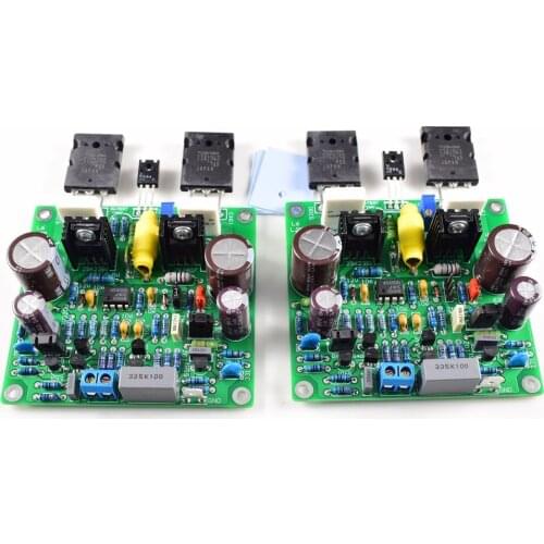 2PCS 150W 8Ohm DIY Accuphase E210 Modified Audio HIFI Power Amplifier 2.0 Channel Transistor TTA1943 TTC5200