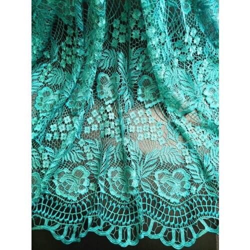 2021 High quality nigerian wedding african lace fabrics/most popular guipure cord lace fabric for wedding dress M15553