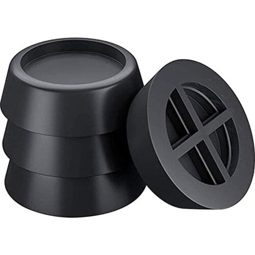 4pcs Feet Pads Mute Protector Furniture Dryers Heighten For Washing Machine Shock Proof Durable Non Slip Anti Vibration Rubber