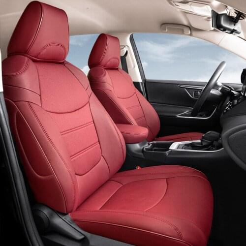 AutoDecorun PVC Leather Seat Car Cushion for Nissan Patrol Accessories y62 y61 Seat Covers for Cars Supports 2012-2018 19PCS/Set