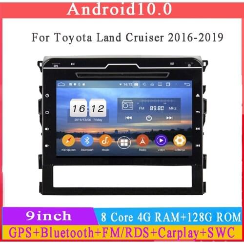 Android 10 car multimedia player for toyota Land Cruiser LC76 2016 2018 2019 car radio stereo gps navigation Carplay headunit