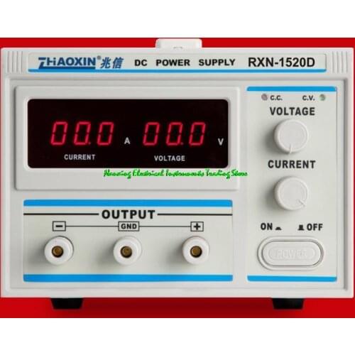 Fast arrival Digital RXN-1520D/RXN-1530D Linear DC Power Supply 0-15V Output Voltage 0-20A/30A Output Current