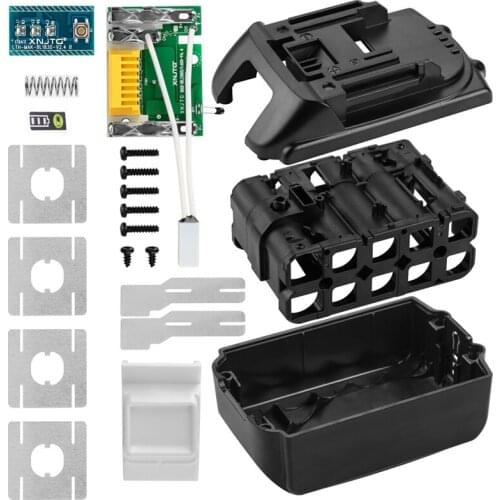 NEW-Battery Case Box PCB Charging Protection Board Shell BL1830 BL1860 for MAKITA 18V 6Ah 9.0Ah LED Battery Indicator