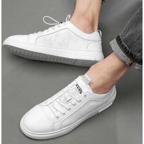 De sapato casual black leather causal sneaker hombre sneakers 2020 spring para Mens sale breathable leisure sapatos man men hot