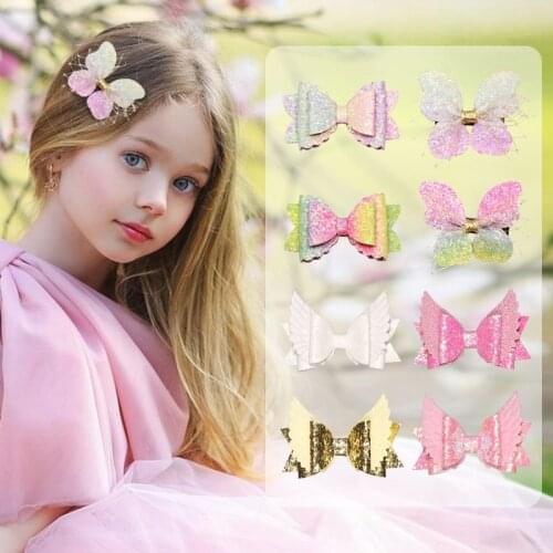 Baby Hair Clips Baby Headband Cute Bow Flower Children Hairpin Barrettes Headwear Baby Hair Accessories
