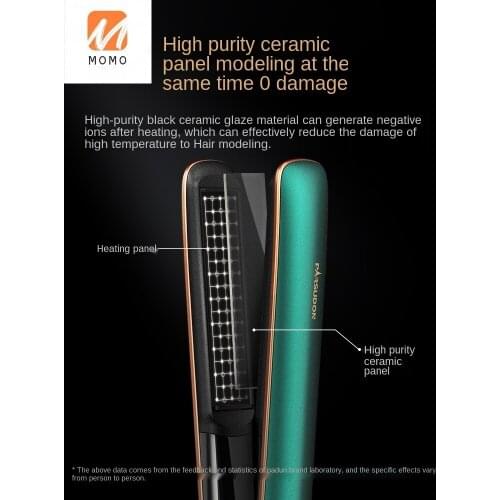 Plywood Straight Hair Curls Dual-Use Womens Small Hair Straightener Straightening Board Hair Curler Not Hurt Negative Ion Hair