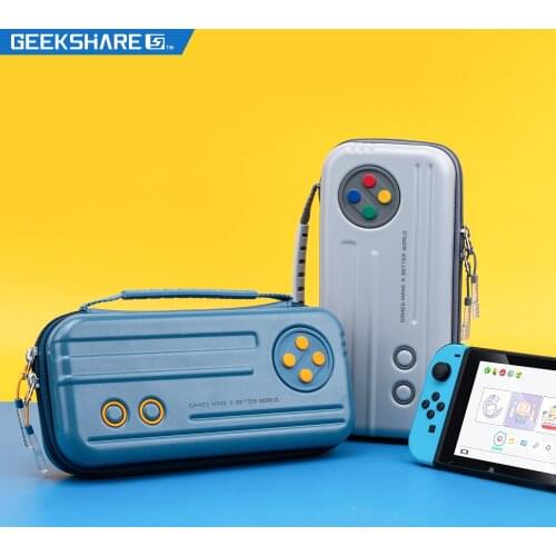 Geekshare Travel Carrying Storage Bag For Nintendo Switch Time Machine Design Protables Case For Nintend Switch High Quality
