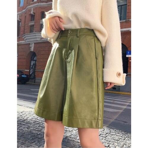 Женские кожаные брюки HWLZLTZHT China At AliExpress