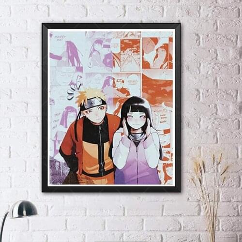 Hyuga Hinata family manga Anime Canvas Painting Decor Wall Art Pictures Bedroom Study Home Living Room Decoration Prints Poster