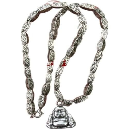 Miaoyin Nationality Hand-made Antique Decoration Maitreya Buddha Guanyin Bodhisattva Pendant