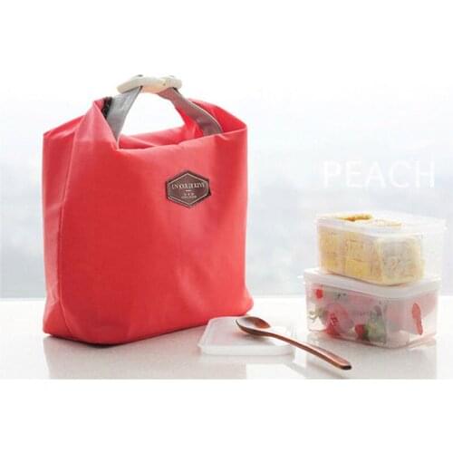 Fashion Portable Thermal Insulated Lunch Bag Carry Picnic Food Tote Lady Cooler Lunch Box Storage Bag Insulation Package Bag
