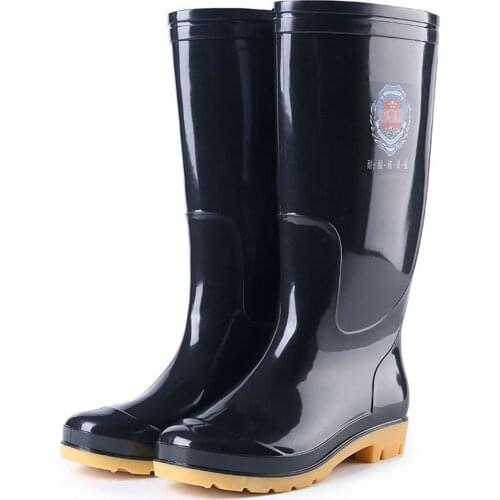 Rain Boots for Adult Unisex Waterproof Long Tube Shoes for Rain Mud Working Gardening Outdoor Umbrella Accessories LBShipping