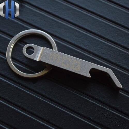 Titanium Alloy Screwdriver Mini Bottle Opener With Keychain EDC