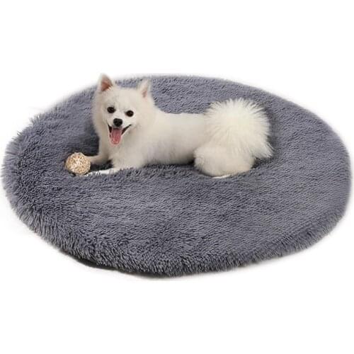 Plush Dog Bed Mat Long Plush Soft Fluffy Pet Cushion Cats Bed Blanket Pad For Small Medium Large Dogs Cats Sleeping Supplies