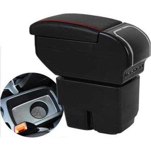 For Fiesta 3 MK7 armrest box Hand switch gear center Storage box armrest box accessory 2009-2014 2010 2011 2012 2013