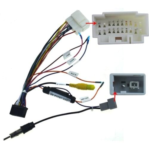 Joying wiring ISO harness for Honda Fit car radio power adaptor power cable radio plug