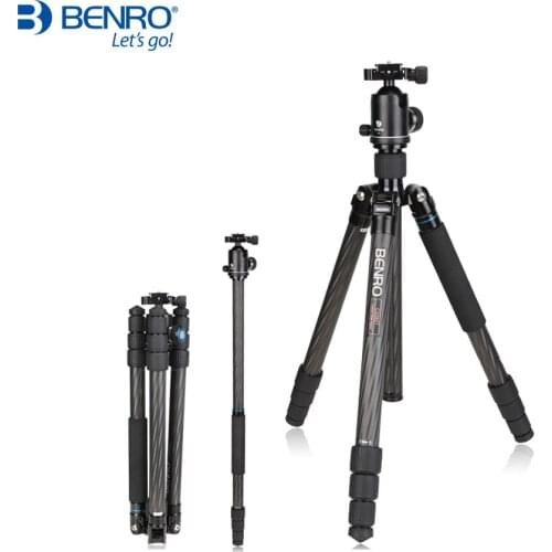 Benro C3282TV3 Tripod Carbon Fiber Tripods Monopod Professional Camera Stands Max Load 25kg DHL Free Shipping