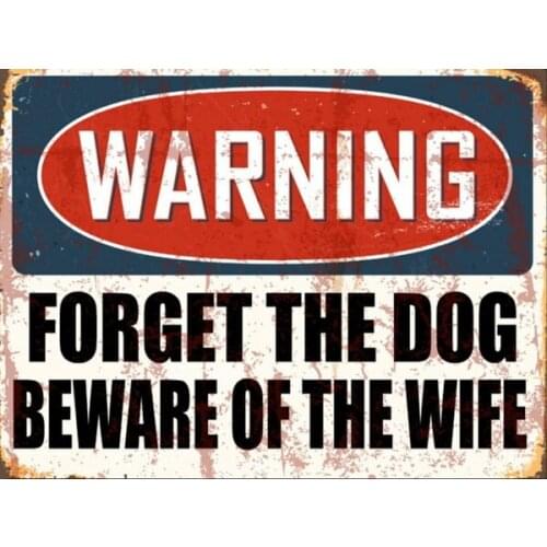 Señal de advertencia de hojalata para decoración artística de pared, signo de metal retro de aluminio vintage, n