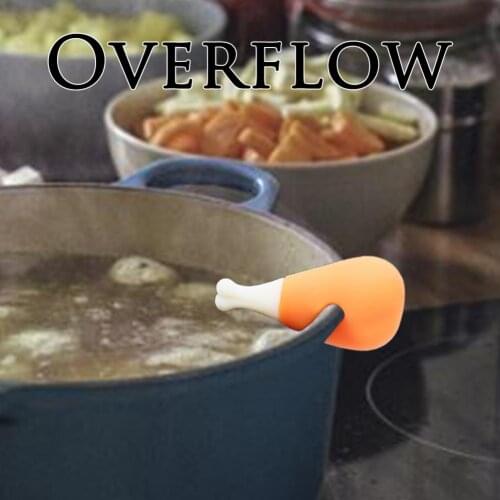 Silicone Lid Drumstick Shape Spill Stopper Cover For Pot Pan Kitchen Accessories Cooking Tools Flower Cookware Utensil