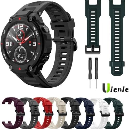 Silicone Strap for Amazfit T-REX / Trex Pro Replaceable accessories watchband for Xiaomi Huami Amazfit T rex Bracelet Correa