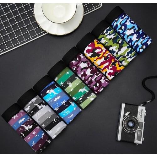 8Pcs Men Underwear Modal Mens Boxers underpants Breathable Sexy Man Boxer Trend Underpants Shorts U Convex Pouch Mens Panties