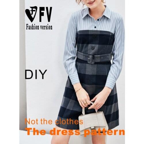 Pattern Womens Stitching Dress Sewing Drawing Clothing Design Drawing BLQ-553