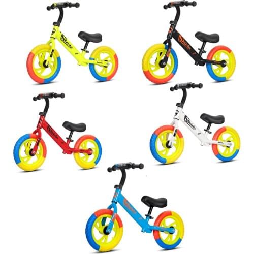 1PCS 2-6 Year Baby Bike No Pedal Bicycle Colorful Kids Sports Balance Cycling Riding Children Learning Walk Racing Sliding Bike