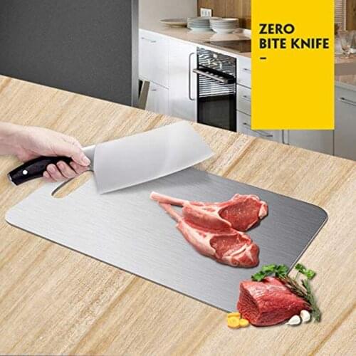 201 Stainless Steel Plate Household Kitchen Cutting Board Rolling Panel Chopping Board Kneading Panel