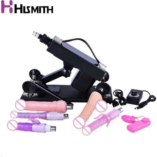 HISMITH Automatic Sex Machine Female Masturbation Pumping Gun Retractable Sex Machines for Women Sex Product