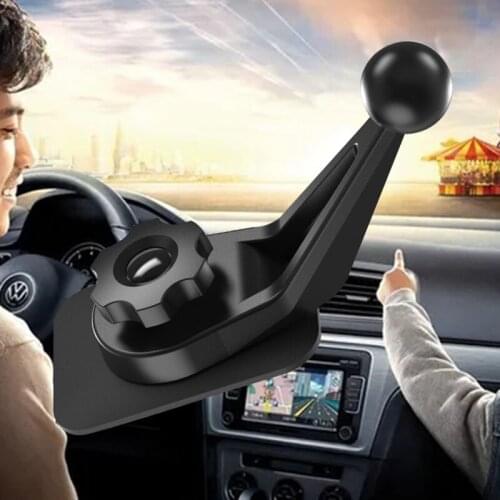 Automobile 360 Degree Phone Bracket Base Car Dashboard Bracket Bracket Accessories Black Car Decoration for Vehicle Desktop