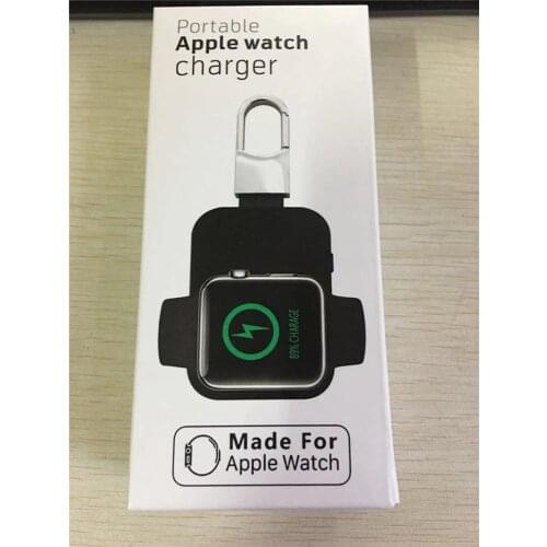 950mah Power Qi Wirele Keychain Wireless Charger for Phone Watch Portable Magnetic Charger Built in Power Bank for Watch iPhone