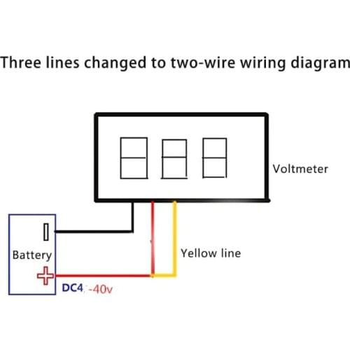 0.28 Inch Mini DC 0-100V 3 Wires LED Display Digital Voltmeter Gauge Voltage Panel Meter Detector Monitor Tools