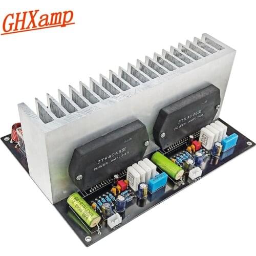 GHXAMP New STK4046V Thick Film HIFI Power Amplifier Board 120W*2 Stereo Power Audio Amplifier For Home Audio Systems Diy 1pc