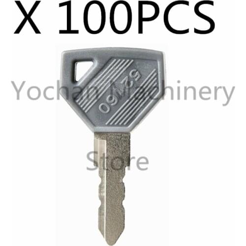 100 PCS 52160 Key For Yanmar John Deere Tractor Ignition Starter Switch 194155-52160 198360-52160 198162-52150 EX450 EX2900