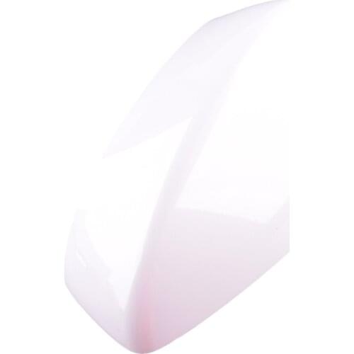 Car White ABS Front Left Side Rearview Mirror Cover Cap Fit For Mazda 3 2014 2015 2016